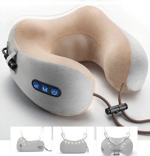 Подушка масажна для шиї U-Shaped з ефектом пам&rsquo;яті 29451 фото